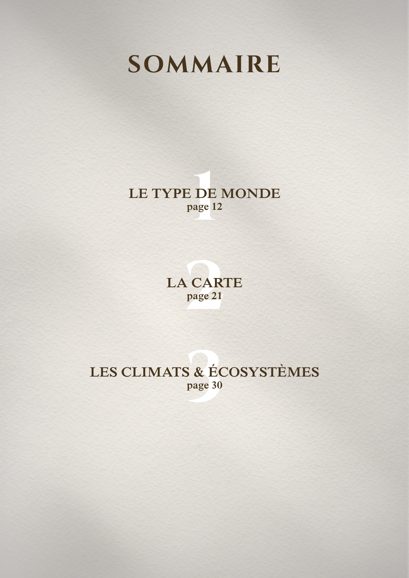 Tome 1 - Le Monde