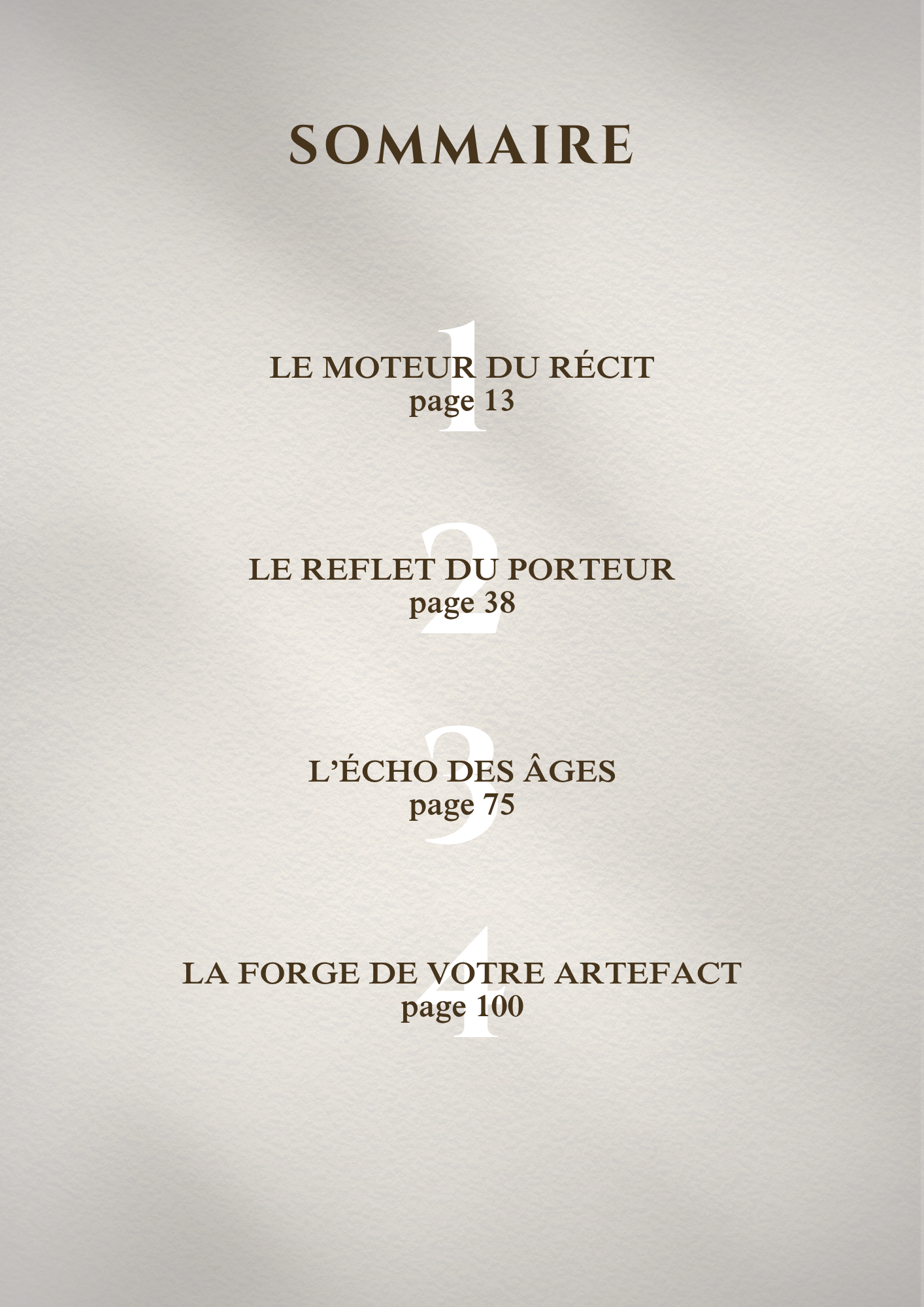 Tome 3 - Les Objets